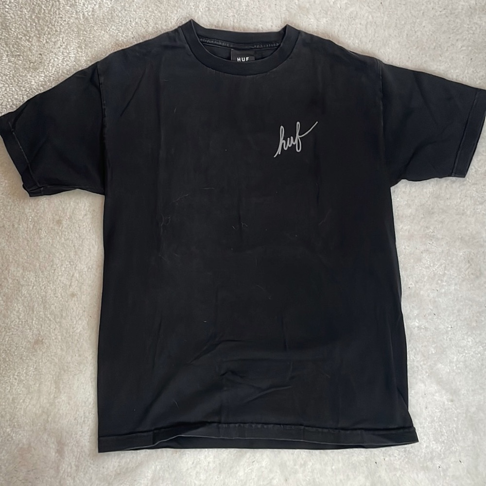 HUF Black Men’s T-Shirt SIZE M (Medium)